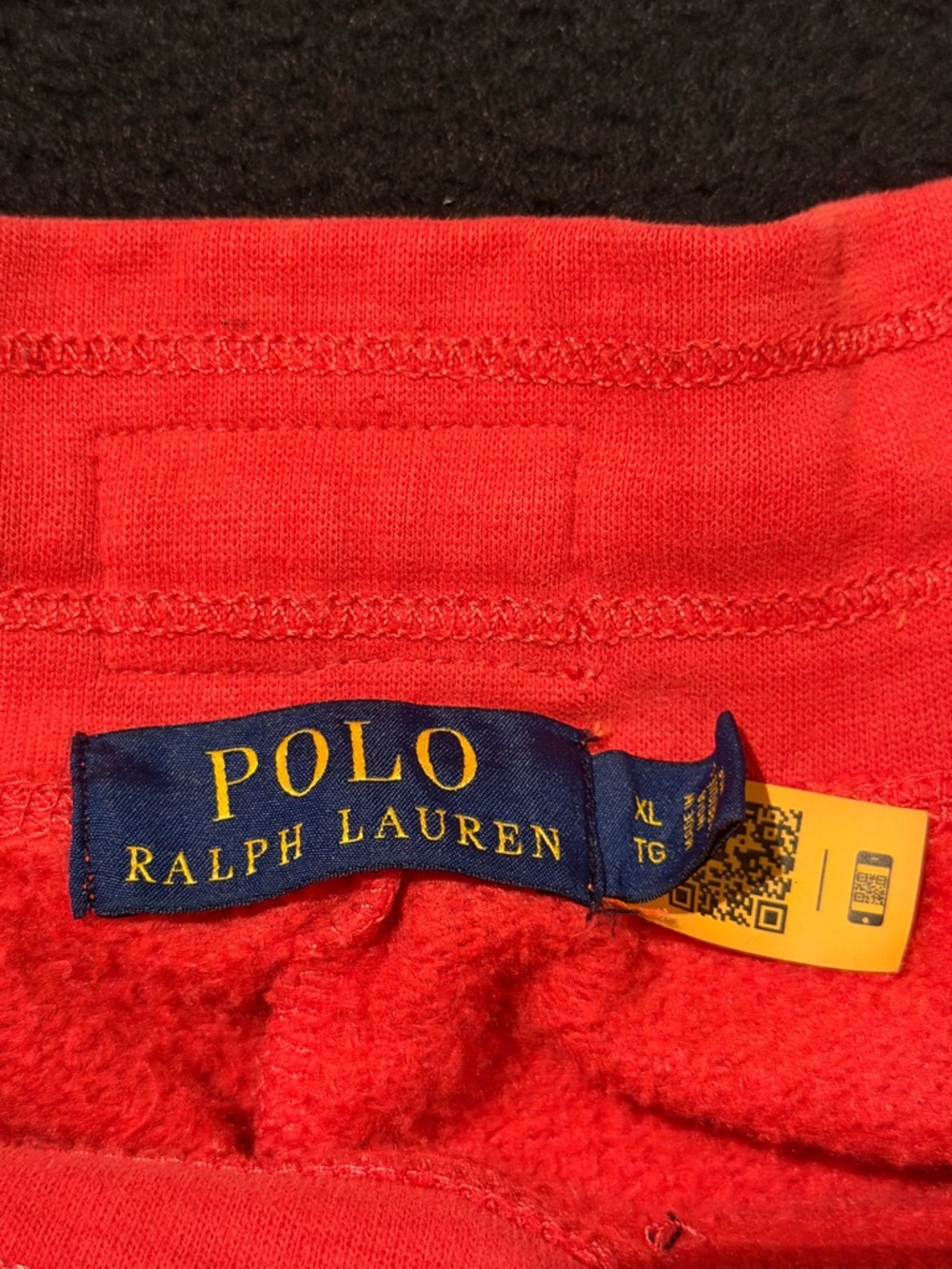 Polo Ralph Lauren Sweatpants Red Athletic Polo Logo 67 Label Mens XL - Picture 5 of 7